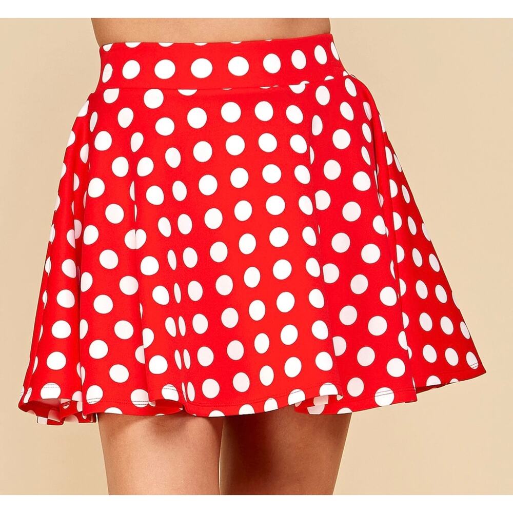 Made by Johnny polka dot skirt